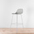 Muuto Fiber Bar Stool - Grey Seat Shell with Grey Base| Re-Lived