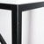 High Meeting Table 1900 x 700mm - 1050mm High Marble Laminate Top / Black Steel Base | Re-Lived