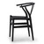 Carl Hansen CH24 Wishbone Chair in Soft Black Beech