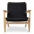 Carl Hansen CH25 Lounge Chair in Lacquered Oak