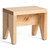 HAY Manolito Short Stool in Natural Pine