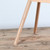 HAY AAC 212 Concrete Shell, Oak Wood Base / White Leather Upholstered Seat | Re-Lived