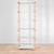 HAY Woody Shelving Unit High, Soaped Oak Frame with Almond White Metal Shelves - Re-Lived