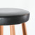Carl Hansen CH56 76cm High Bar Chair - Black Leather| Re-Lived