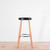 Carl Hansen CH56 76cm High Bar Chair - Black Leather| Re-Lived
