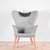 Carl Hansen CH78 Mama Bear Lounge Chair - Fiord Fabric | Re-Lived