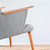 Carl Hansen CH78 Mama Bear Lounge Chair - Fiord Fabric | Re-Lived