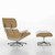 Vitra Eames Lounge Chair Natural Chestnut