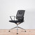 Vitra Meda Black Mesh Meeting Chair with Polished Base - Re-Lived