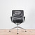 Vitra Meda Black Mesh Meeting Chair with Polished Base - Re-Lived
