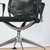 Vitra Meda Black Mesh Meeting Chair with Polished Base - Re-Lived