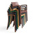 HAY Pastis Dining Chair with arms stacked