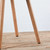 Vitra HAL 4 Wood Leg Chair with Black Leather Seat Shell - Re-Lived