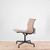 Vitra EA 101 Chair Brown Leather with Deep Black Frame and Base - Re-Lived