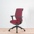Vitra ID Cloud Dark Red Fabric with Arms Office Chair - Re-Lived