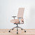 Vitra ID Trim Cognac / Ivory Fabric with Fully Adjustable Arms Office Chair - Re-Lived