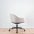 Vitra Softshell Chair with Height Adjustable Seat in Sand Leather - Re-Lived