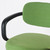 Vitra Allstar Office Chair in Green Grass / Forest Hopsak Fabric with Deep Black Base & Frame - Re-Lived