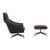 Vitra Bascule High Back Lounge Chair with Ottoman