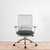 Vitra ID Mesh Soft Grey Frame and Back with Arms Office Chair - Re-Lived
