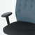 Vitra ID Trim Blue / Black Fabric with Fully Adjustable Arms Office Chair - Re-Lived