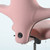 HAG Capisco 8106 Office Chair - Light Blush Fabric with White Base | Re-Lived