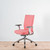 Vitra ID Soft Pink Fabric with Height Adjustable Arms Office Chair - Re-Lived