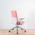 Vitra ID Soft Pink Fabric with Height Adjustable Arms Office Chair - Re-Lived