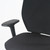 Vitra ID Cloud Black Fabric with Arms Office Chair - Re-Lived