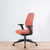 Vitra ACX Mesh Terracotta Office Chair with Adjustable Arms - Re-Lived