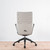 Vitra AC4 Clay Leather with Ring Arms Office Chair - Re-Lived