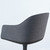 Vitra Softshell Armchair with 4 Star Base in Dumet Grey Melange Fabric - Re-Lived