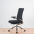 Vitra AC4 Black Plano Fabric with Fully Adjustable Arms Office Chair and Lumbar Support - Re-Lived