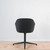 Vitra Softshell Armchair with 4 Star Base in Laser Dark Grey Fabric - Re-Lived