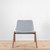 NaughtOne Viv Lounge Chair, Walnut Frame with Maharam Quill Upholstery | Re-Lived