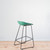 HAY AAS 38 Stool, Teal Green Seat with Black Base | Re-Lived