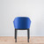 Vitra Softshell Armchair with 4 Leg Base in Aura Royal Blue Fabric - Re-Lived