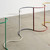 A row of HAY S Shape Colour Coat Racks