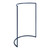 HAY Colour Coat Rack C Shape in Steel Blue