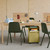 Muuto Folded Mobile Storage Trolley next to a desk