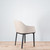 Vitra Softshell Armchair with 4 Leg Base in Mello Papyrus Fabric - Re-Lived