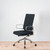 Vitra AC4 Black Plano Fabric with Ring Arms Office Chair and Lumbar Support - Re-Lived