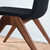NaughtOne Viv Lounge Chair, Walnut Frame with Remix Black Upholstery | Re-Lived