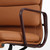 Vitra Eames Soft Pad EA 217 Chair with Dark Bordeaux frame Vitra Eames Soft Pad EA 217 Chair with Dark Bordeaux frame