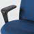 Flokk HAG SoFi Chair blue upholstered back