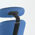 Flokk HAG SoFi Chair blue upholstered back headrest