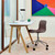 An Iron Black HAY Apex Table Lamp on a desk
