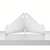 Colebrook Bosson Saunders Oripura Laptop Stand in White against a white background