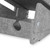 Close up of a Bakker Ekhuizen Ergo-Top 320 Circular Laptop Stand in Grey against a white background