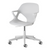 Herman Miller Zeph Multipurpose Chair alpine no upholstery white sweep